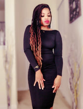 Load image into Gallery viewer, 🖤🤎She Classy Midi Dress